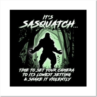 Sasquatch Camera Settings Funny Posters and Art